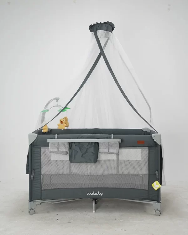 Baby Bassinet Playard Features Portable Bassinet Diaper Changer and More, Wholesale - 图片 5