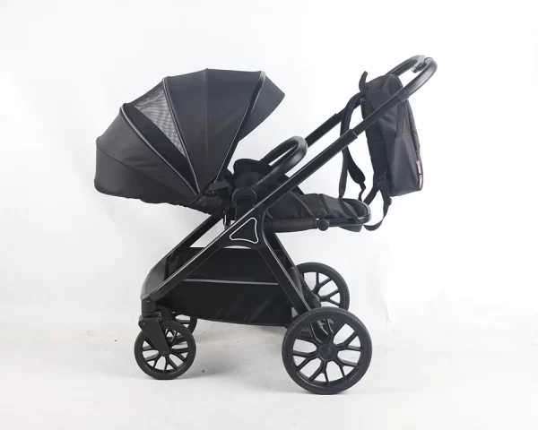 3 in 1 Baby Stroller High Landscape Infant Stroller with Reversible Bassinet Adjustable Backrest & Canopy, Wholesale - 图片 4