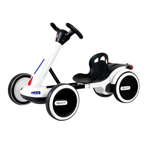 Kids Electric Go-Kart 4-Speed Adjustable Colorful Lights Early Education & Nursery Rhymes Portable and Foldable Ride on Car, Wholesale - 图片 4