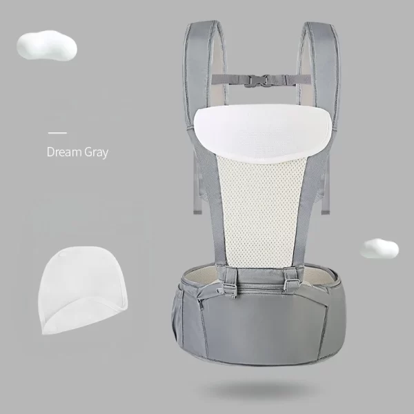 Baby Carrier with Hip Seat for Newborn to Toddler Breathable Ergonomic Infant Carrier 6 Carrying Positions, Wholesale - 图片 7