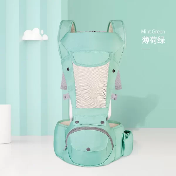 3-in-1 Baby Carrier with 12 Carrying Positions, Convertible Hip Seat & Backpack, Ergonomic Design for 0-3 Years, Wholesale - 图片 5