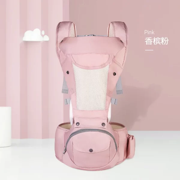 3-in-1 Baby Carrier with 12 Carrying Positions, Convertible Hip Seat & Backpack, Ergonomic Design for 0-3 Years, Wholesale - 图片 6