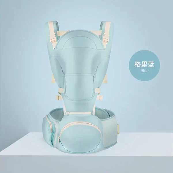 3-in-1 Baby Carrier with Hip Seat 12 Carrying Ways Head-Support for 0 - 36 Months with 123cm Extended Belt, Wholesale - 图片 6