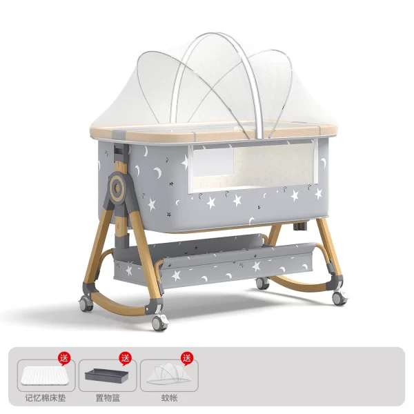 Baby Crib, Bassinet Bedside Crib Bed for Infant, Baby Newborn, Wholesale - 图片 8