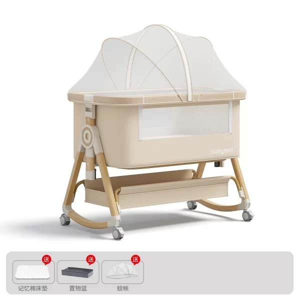 Baby Crib, Bassinet Bedside Crib Bed for Infant, Baby Newborn, Wholesale - 图片 10
