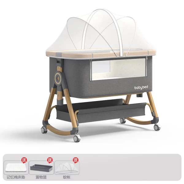 Baby Crib, Bassinet Bedside Crib Bed for Infant, Baby Newborn, Wholesale - 图片 11