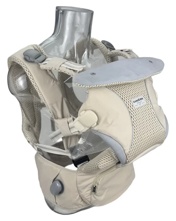 Baby Carrier with Hip Seat Magnetic Lock & Foldable Stool Ergonomic Support for Newborn to Toddler, Wholesale - 图片 3