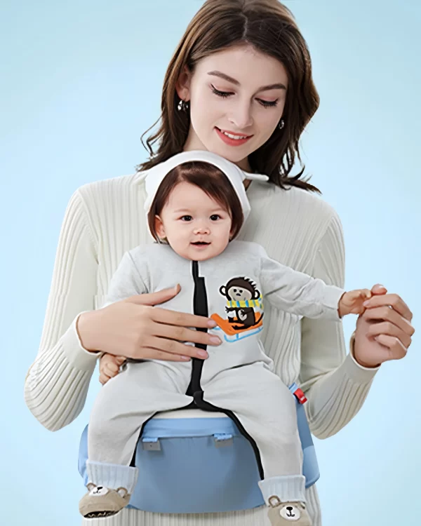 Baby Carrier with Hip Seat for Newborn to Toddler Breathable Ergonomic Infant Carrier 6 Carrying Positions, Wholesale - 图片 5