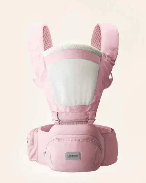 Breathable 2-in-1 Baby Hip Seat Carrier with Storage, Ergonomic Infant Waist Stool & Backpack for Newborn to Toddler, Wholesale - 图片 3