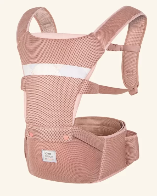 Breathable 2-in-1 Baby Hip Seat Carrier with 3D Ventilation Mesh for Newborn to Toddler 0-36 Months, Wholesale - 图片 3