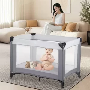 Children's Playpen Portable Baby Play Yard No Assembly Needed, Foldable for Indoor/Outdoor Use, Wholesale