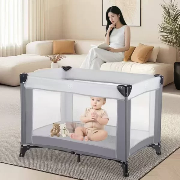 Children's Playpen Portable Baby Play Yard No Assembly Needed, Foldable for Indoor/Outdoor Use, Wholesale