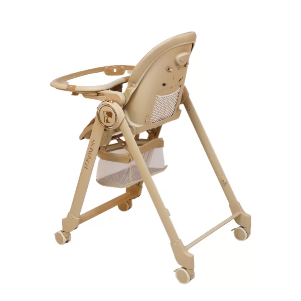 Multi-Functional Baby High Chair with Adjustable Footrest, Backrest & Height - 图片 9