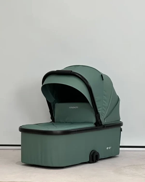 Reversible Baby Stroller Adjustable Foldable Stroller with Extendable Canopy Footmuff and Mommy Bag for Infant Baby Toddler - 图片 8