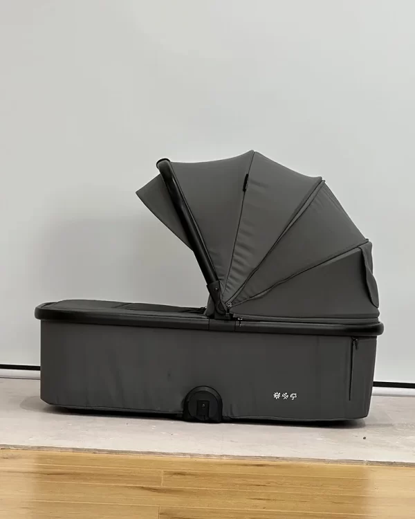 Reversible Baby Stroller Adjustable Foldable Stroller with Extendable Canopy Footmuff and Mommy Bag for Infant Baby Toddler - 图片 10