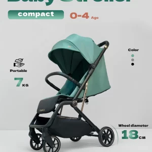 FTC023 Baby Stroller - Folding Infant Newborn Pram Stroller Toddler Strollers for 0-36 Months Old Babies