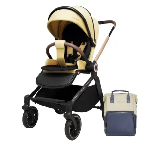 FTC007 Baby Stroller for Infant and Toddler Includes Large Storage Basket Lightweight Compact One-Hand Fold Space-Saving Storage