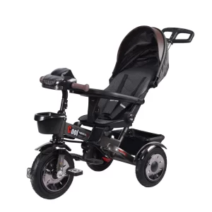 Wholesale Premium Kids Tricycle Stroller, Parent Push Control, Removable Sunshade, Shock-Absorbing Wheels, Ride-On Toy for Toddlers