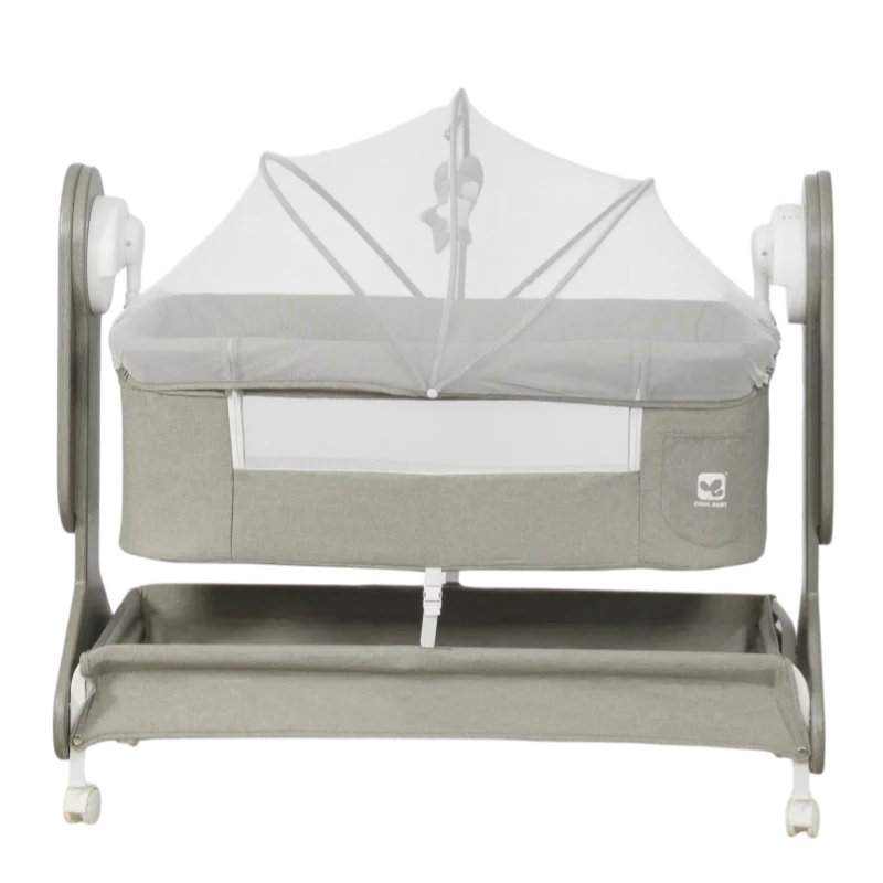 Wholesale Baby Rocking Bed Comfortable Electric Auto Baby Swing Bed With Soft Mattress and Toys - 图片 6