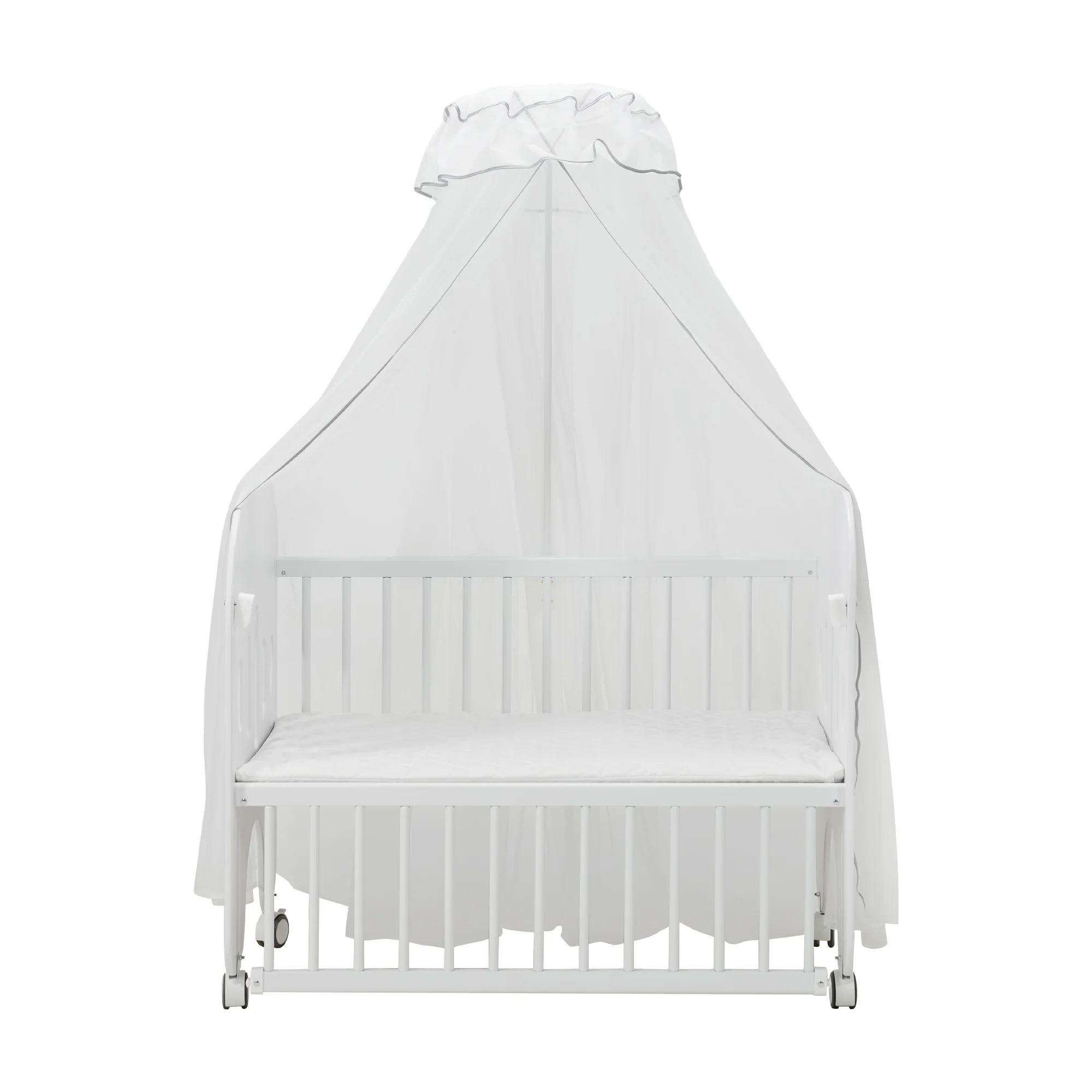 Wholesale Portable Baby Bed Crib for Baby With One Side Adjustable Bedside Bed for Kid Toddlers Sleeping - 图片 16