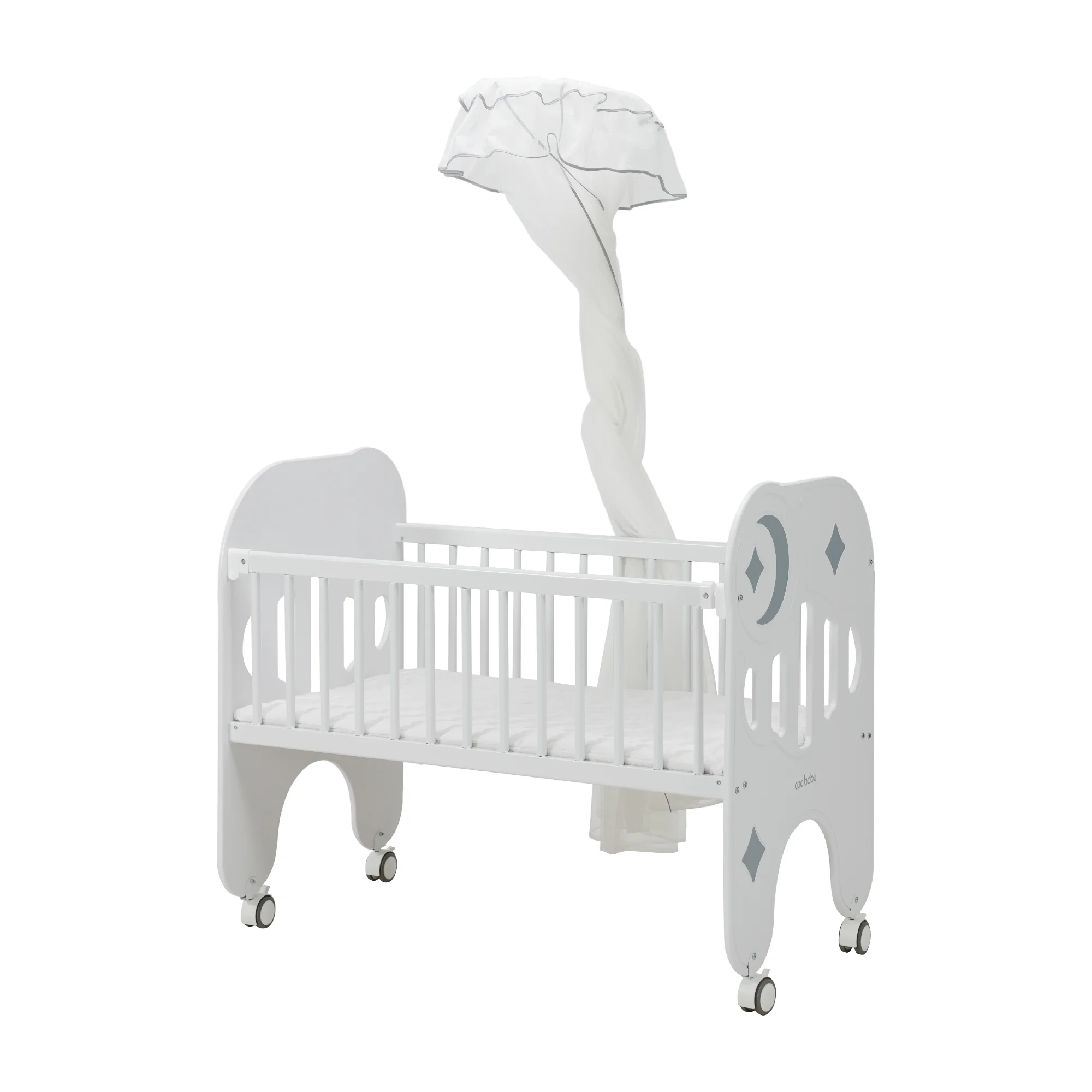 Wholesale Portable Baby Bed Crib for Baby With One Side Adjustable Bedside Bed for Kid Toddlers Sleeping - 图片 15