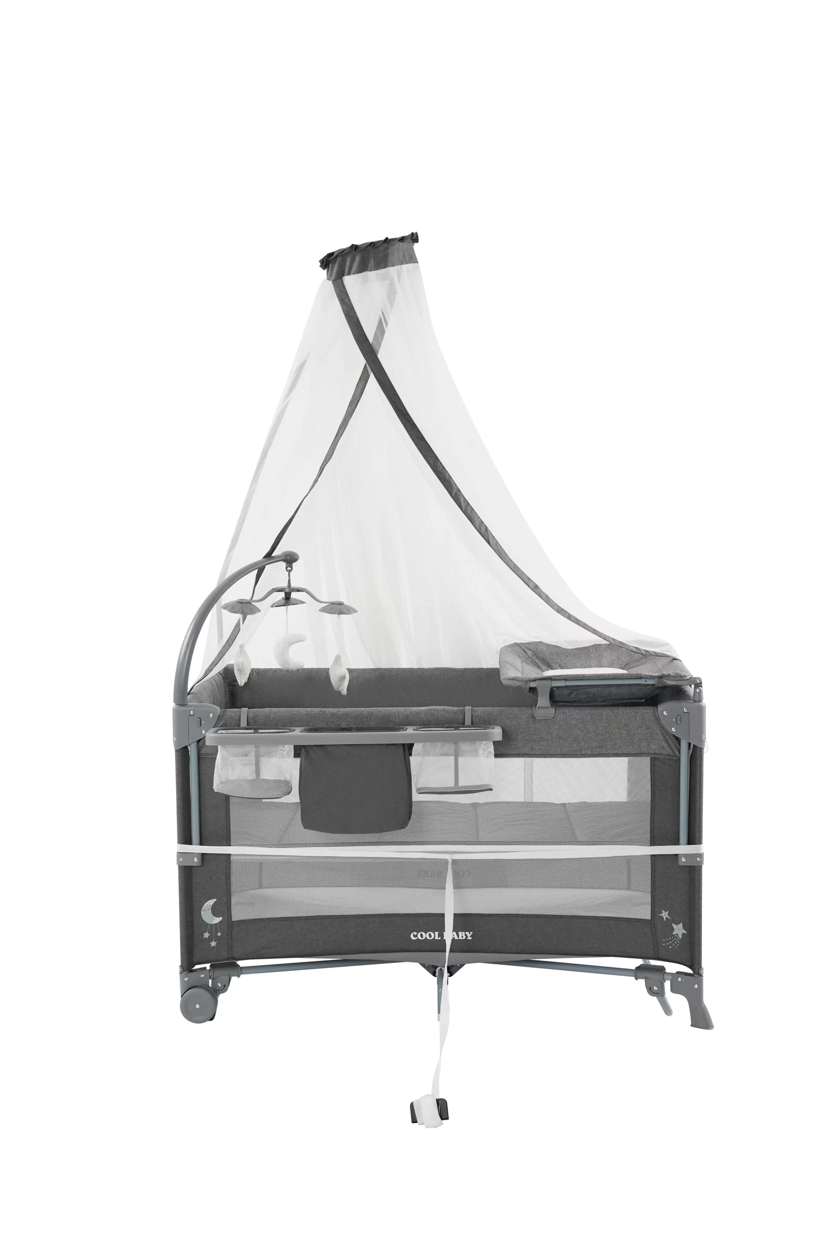 Wholesale Seamlessly transforms from newborn crib to toddler playpen with a built-in changing table and storage pockets for ultimate convenience - 图片 22