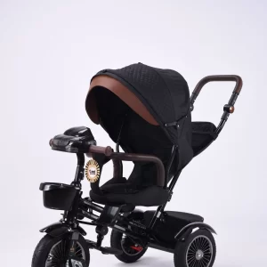 Wholesale Premium Baby Trike Stroller, Parent Push Handle, Removable Canopy, Storage, Safe Ride-On Toy for Kids