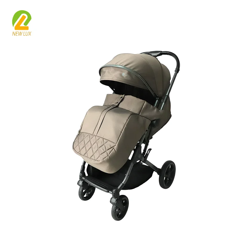 Wholesale All-Weather Luxury Baby Stroller: Reversible Handle, Compact Fold, Full Protection - 图片 5