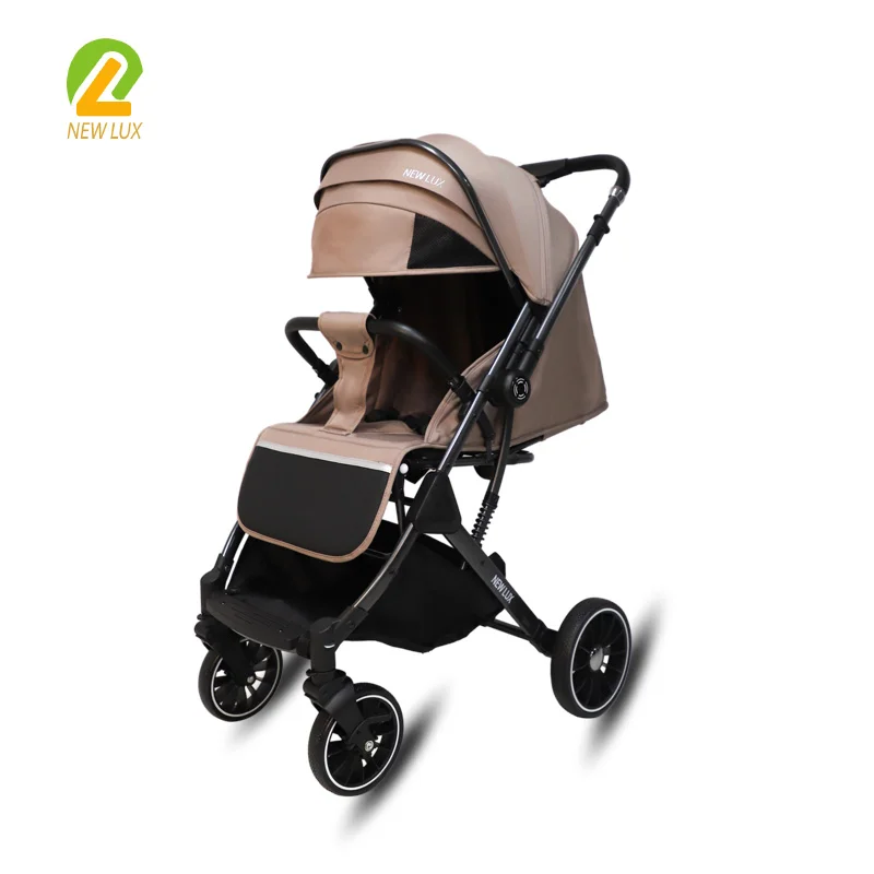 Wholesale Baby Stroller with Reversible Handle Footmuff & Mommy Bag, Infant Pushchair with Large Foot Cover, All-Season Baby Pram - 图片 10