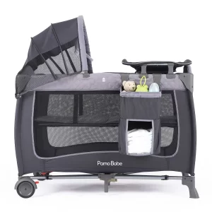 Wholesale All-in-One Portable Baby Playpen Bed with Changing Table & Canopy