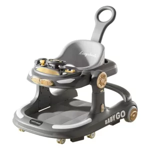 Wholesale Adjustable Baby Walker with Toy Panel, Anti-Tip Base & Easy Foldable Design