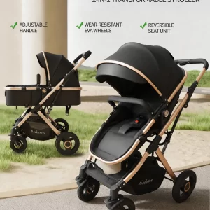 Wholesale Reversible Lightweight Baby Stroller, One Hand Fold High View Travel Pram Newborn Friendly