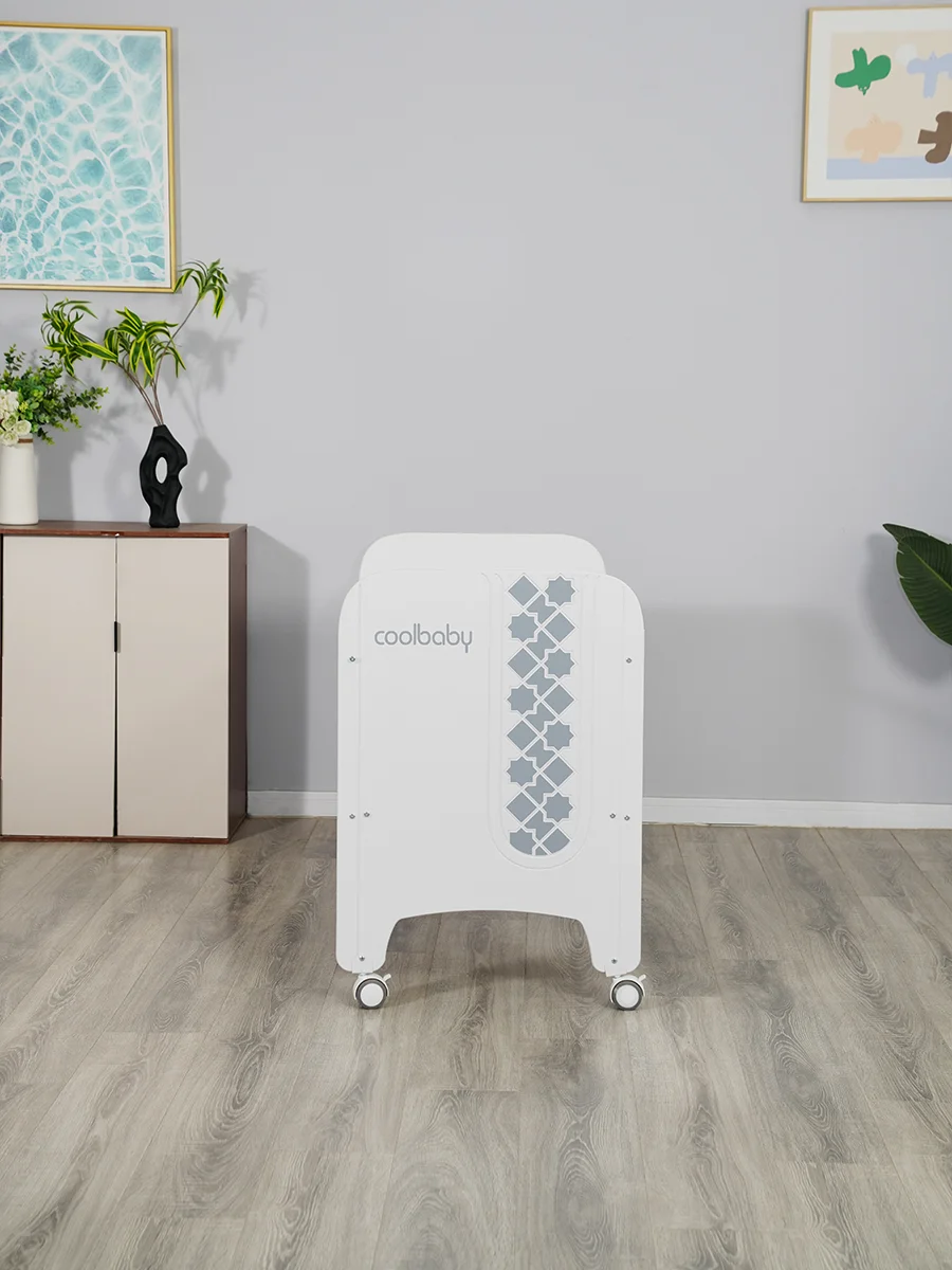 Wholesale Portable Baby Bedside Bed One Side Adjustable Baby Bassinet With High Pole Mosquito Net - 图片 7