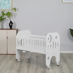 Wholesale Portable Baby Bed Crib for Baby With One Side Adjustable Bedside Bed for Kid Toddlers Sleeping