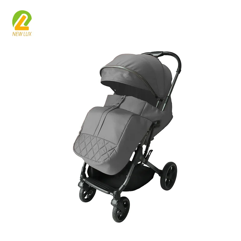 Wholesale All-Weather Luxury Baby Stroller: Reversible Handle, Compact Fold, Full Protection - 图片 4
