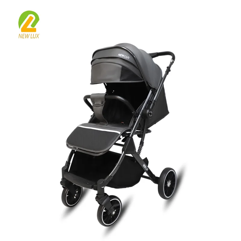 Wholesale Baby Stroller with Reversible Handle Footmuff & Mommy Bag, Infant Pushchair with Large Foot Cover, All-Season Baby Pram - 图片 9