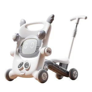 Wholesale Versatile 6-in-1 Infant Walking Trainer, Multi-mode Toddler Activity Walker with Educational Light & Music Panel